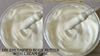 How To Make Emulsified Body Butter  Step By Step  For Beginners  Skincare Business [upl. by Celestine]