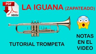 LA IGUANA  Zapateados  Tutorial Trompeta [upl. by Ellocin]