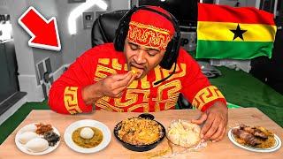 Fanums First Time Eating African Fufu😂 [upl. by Lechner293]