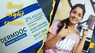 DERMDOC night cream చాలా మంచి result వచ్చిందండి [upl. by Dorcas]