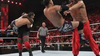 Raw Mark Henry amp The Great Khali vs The Usos [upl. by Bigelow612]