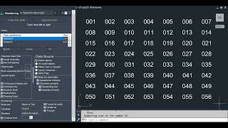 Numbering command for dimensions leaders texts blocks [upl. by Naoh7]