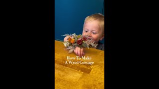 How to make a DIY wrist corsage [upl. by Nirual]