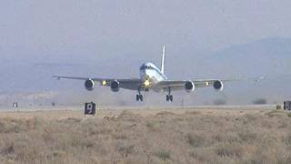 DC8 taking off from Edwards AFB [upl. by Erej]