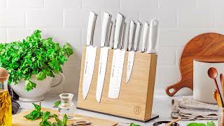 Schmidt Brothers Cutlery Professional Series 14 pc Knife Block Set Assembly [upl. by Arbba503]