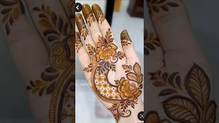 🌹 Rose Mehndi DesignEasy Mehndi Design mehndi hennaytshortsshortfeedviralshorts2024henna [upl. by Llenrad]