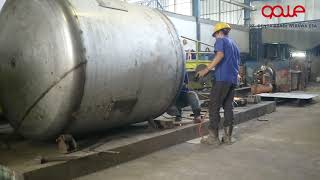 fabrication cold water tank stainless steel Part  1 [upl. by Amlez]