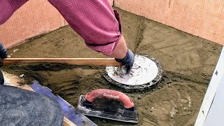 New Build Shower Install Part 1 Schluter Kerdi Membrane Drain Dry Pack  DIY OffGrid Home 57 [upl. by Nylirek]