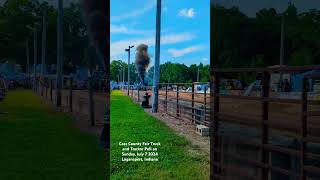 Cass County Fair Truck and Tractor Pull on Sunday July 7 2024Logansport Indiana tractorpulling [upl. by Adnauqal735]