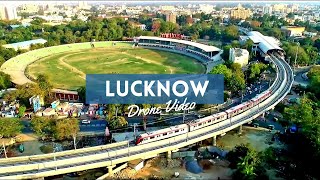 Lucknow city drone view  Uttar Pradesh  Lucknow city tour  City of Nawab [upl. by Magner]