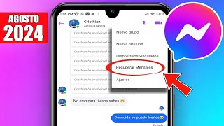 ✅Cómo RECUPERAR CONVERSACIONES BORRADAS de FACEBOOK MESSENGER 2024 [upl. by Keelia969]