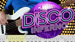 The Trammps  Disco Inferno Bass Cover  TABs [upl. by Lewak]