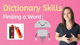 Dictionary Skills Finding a Word  Learn to Read for Kids [upl. by Kliment]