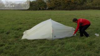 Vaude Power Lizard Ultralite  Tent Pitching Video [upl. by Ecurb885]