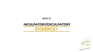 What is exculpatory and inculpatory evidence [upl. by Riek]