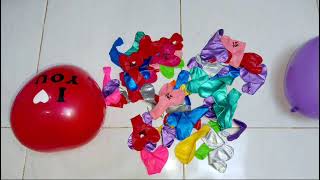 Unboxing Package Colorful Balloons [upl. by Eastman]