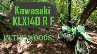 Kawasaki KLX 140 RF Trail Test [upl. by Boice]