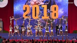 Through The Years Cheer Extreme Senior Elite Pyramids [upl. by Talich]