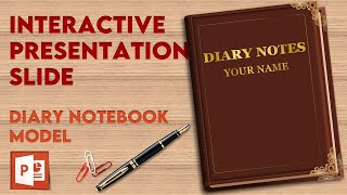 Make Interactive PowerPoint Presentation Slides with a Daily Notebook Model [upl. by Dail993]