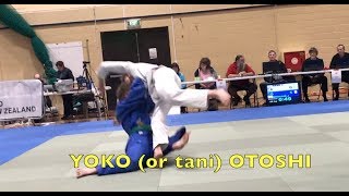 YOKO OTOSHI 横落 Side Drop JUDO THROW [upl. by Ainaj]