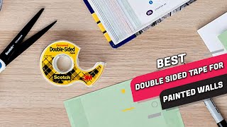 Best Double Sided Tape for Painted Walls  Strong HeavyDuty HomeOffice Décor  Review 2023 [upl. by Tolliver418]