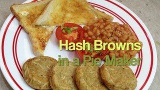 Hash Browns in the Pie Maker video recipe cheekyricho [upl. by Herries612]