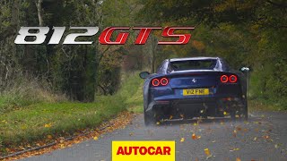 New Ferrari 812 GTS review  Is 2020 Superfast convertible super and fast  Autocar [upl. by Chere73]