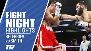 Artur Beterbiev Crushes Callum Smith at Home  FIGHT HIGHLIGHTS [upl. by Ettedualc]