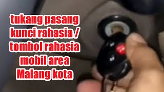 pasang pengaman kunci rahasia  tombol rahasia di mobil innova lokasi kota malang [upl. by Merth810]