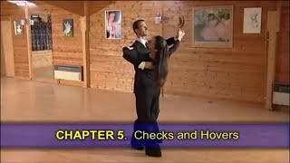 Advanced Ballroom Figures 510  Checks and Hovers [upl. by Lobell]