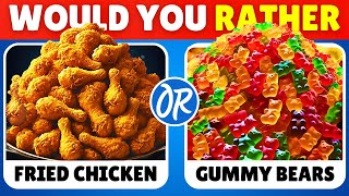 Would You Rather  Savory Vs Sweet Edition 🍗🧁 [upl. by Alial]