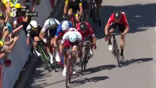 TRUTH  UCI Failed  Sagan vs Cavendish Crash quotelbowquot Analysis  TDF2017 Stage 4  synchronized [upl. by Ylim]