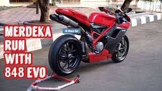 MERDEKA RUN NAIK DUCATI 848 EVO [upl. by Avram101]