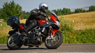 2014 Aprilia Mana 850 GT  SportTouring Shootout Part 1  MotoUSA [upl. by Sperling]