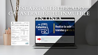 REGISTRO CATASTRO EN LINEADESCARGAR CERTIFICADO CATASTRAL EN LINEA COLOMBIA SIN GASTAR UN SOLO PESO [upl. by Ause]