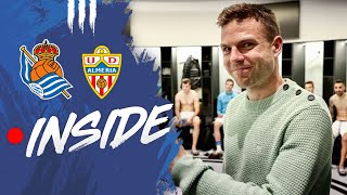 INSIDE  El anuncio del capitán  Real Sociedad 1  0 UD Almería [upl. by Alleusnoc]