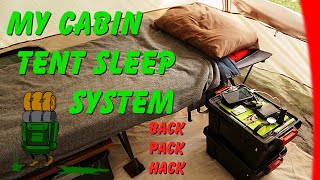 My Cabin Tent Sleep System [upl. by Bernj580]