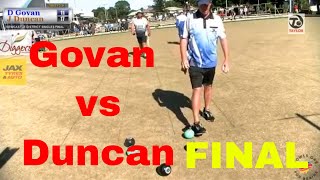 Lawn Bowls Singles Final 2021 Duncan vs Govan [upl. by Treharne]