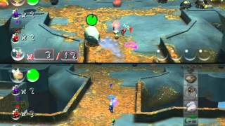 Pikmin 2 2Player Battle  Hostile Territory 3 How to fail [upl. by Yendic591]