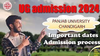 UG Admission 2024 pu  BA BCOM BSC amp All  Admission Dates amp process admissions [upl. by Novahc]