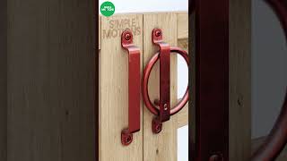 Wooden door latch latch lock gate [upl. by Leugar]