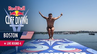 Cliff Diving in Boston USA  ROUND 4  Red Bull Cliff Diving World Series 2024 [upl. by Hauser1]