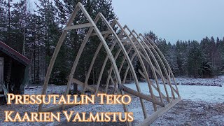 Trailerille oma pressutalli  Lautakaarien Valmistus [upl. by Aihsenrad]