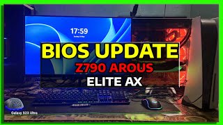 How To QFlash Gigabyte Z790 Aorus Elite AX USB Bios Update [upl. by Merkle]