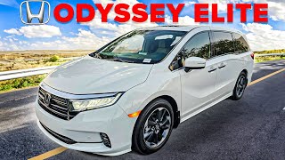 2023 HONDA ODYSSEY ELITE 51K  walk around and review [upl. by Odranreb]