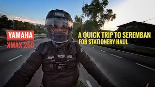 A Throttle Healing Trip To Seremban For Stationery Haul  Maxi Scooter TravelMotovlog [upl. by Annahsed]