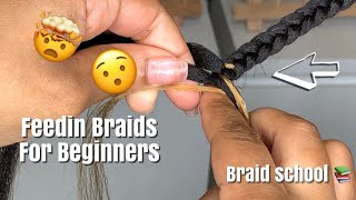 DETAILED Knotless Braid Tutorial  Beginner Friendly [upl. by Harmonia]