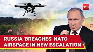 Big Escalation As Russian Aircraft Projectiles Breach NATO Airspace We Must Act  Watch [upl. by Farmann]