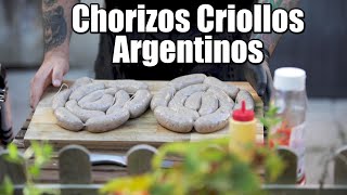 Como hacer Chorizos Criollos Caseros Argentina [upl. by Arie425]