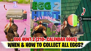 EGG HUNT 2 210 EGGS  ALL Eggs Calendar Area  How to collect Calendar Area Eggs in Egg Hunt 2 [upl. by Grantley]